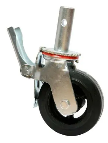 Bánh xe giàn giáo cao su Xoay khoá kép A6-RCI-085160